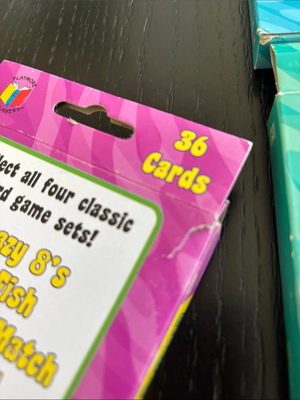 Classic Kids Card Game Set - Orange, Blue, Purple, Teal